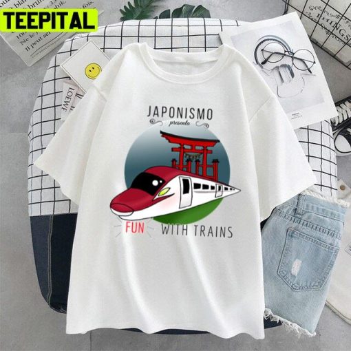 Fun E6 Train Spotters Illustration Unisex T-Shirt
