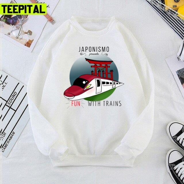 Fun E6 Train Spotters Illustration Unisex T-Shirt Fun E6 Train Spotters Illustration Unisex T-Shirt