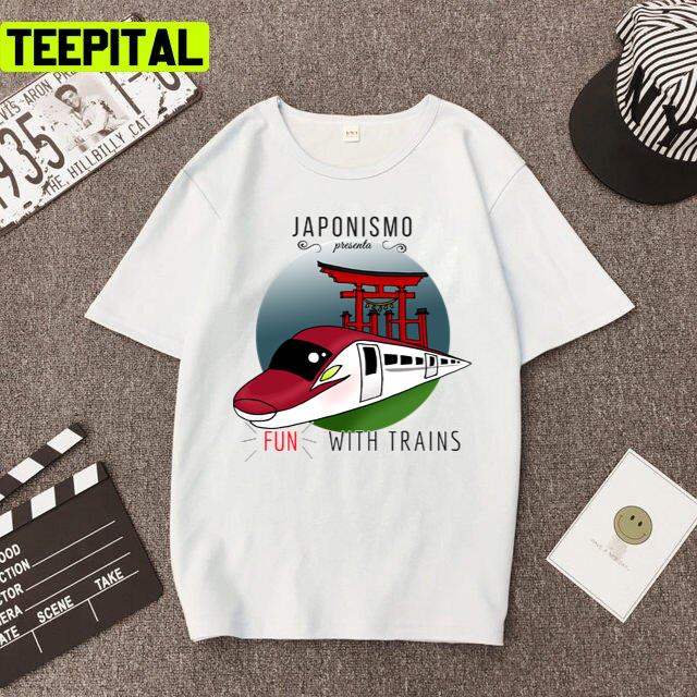 Fun E6 Train Spotters Illustration Unisex T-Shirt Fun E6 Train Spotters Illustration Unisex T-Shirt