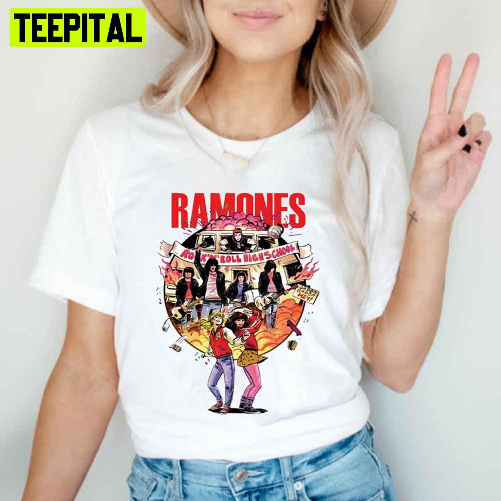 Fun Together Graphic Ramones Unisex T-Shirt Fun Together Graphic Ramones Unisex T-Shirt