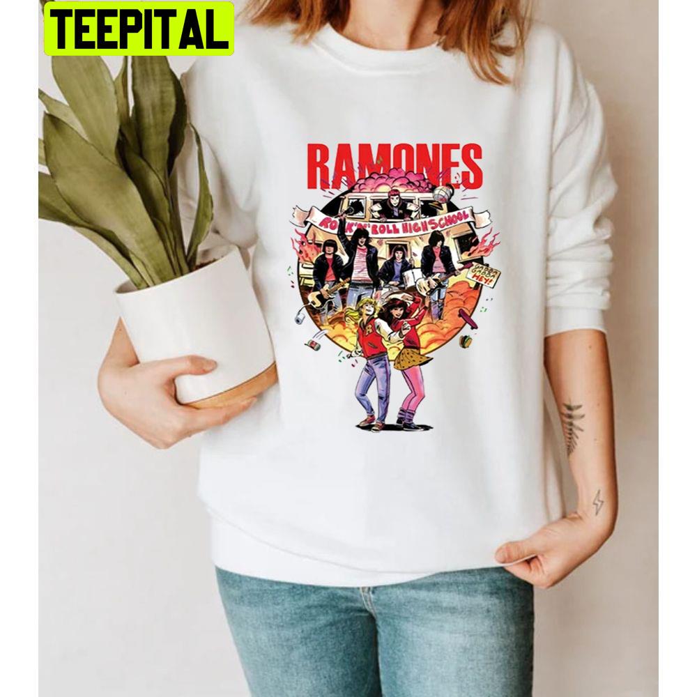 Fun Together Graphic Ramones Unisex T-Shirt Fun Together Graphic Ramones Unisex T-Shirt