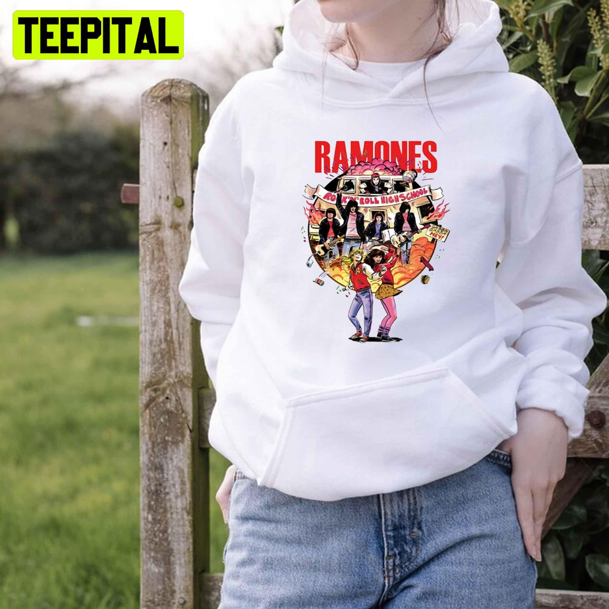 Fun Together Graphic Ramones Unisex T-Shirt Fun Together Graphic Ramones Unisex T-Shirt