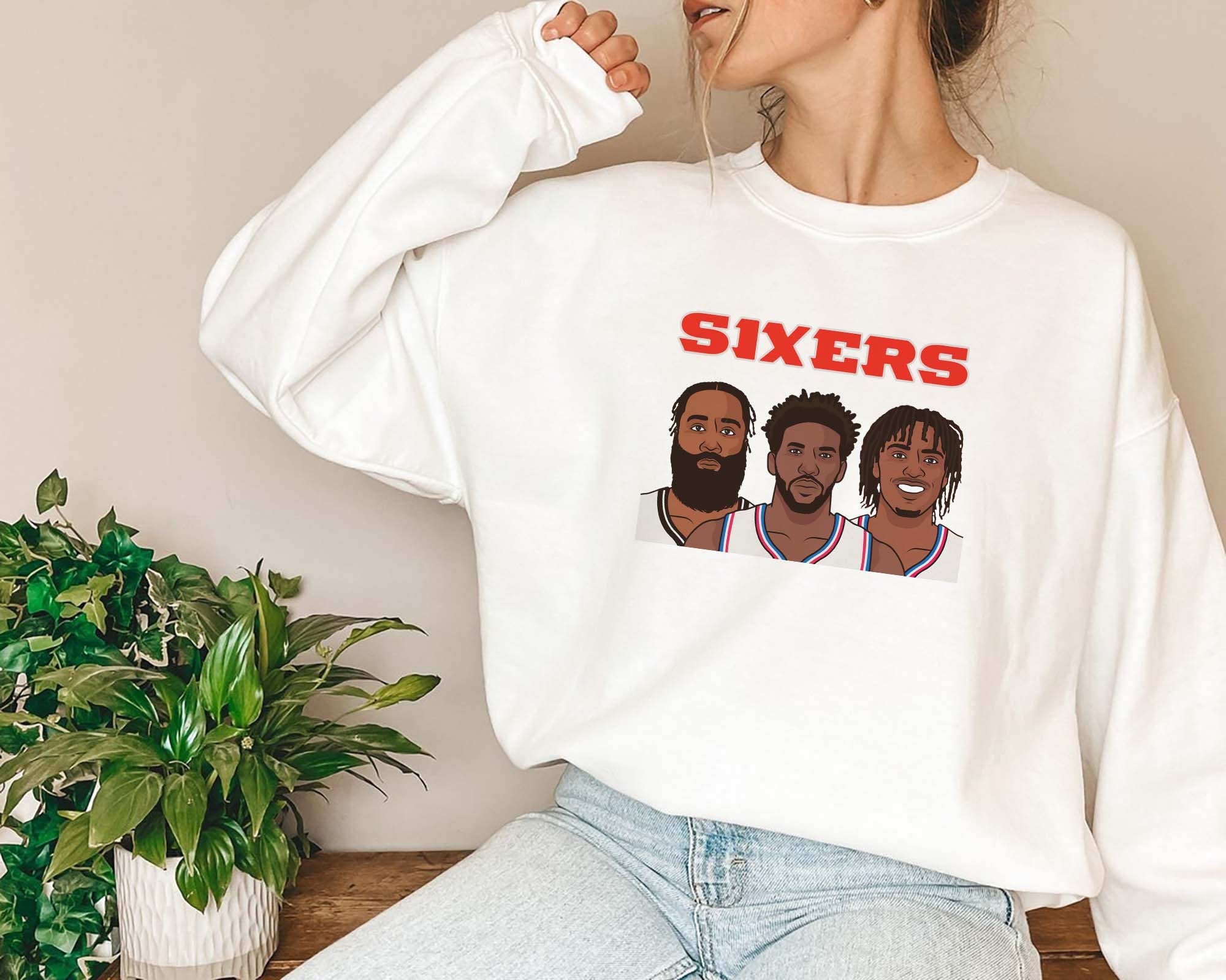 Funny 3 Stars Philadelphia 76ers NBA Basketball Unisex T-Shirt Funny 3 Stars Philadelphia 76ers NBA Basketball Unisex T-Shirt