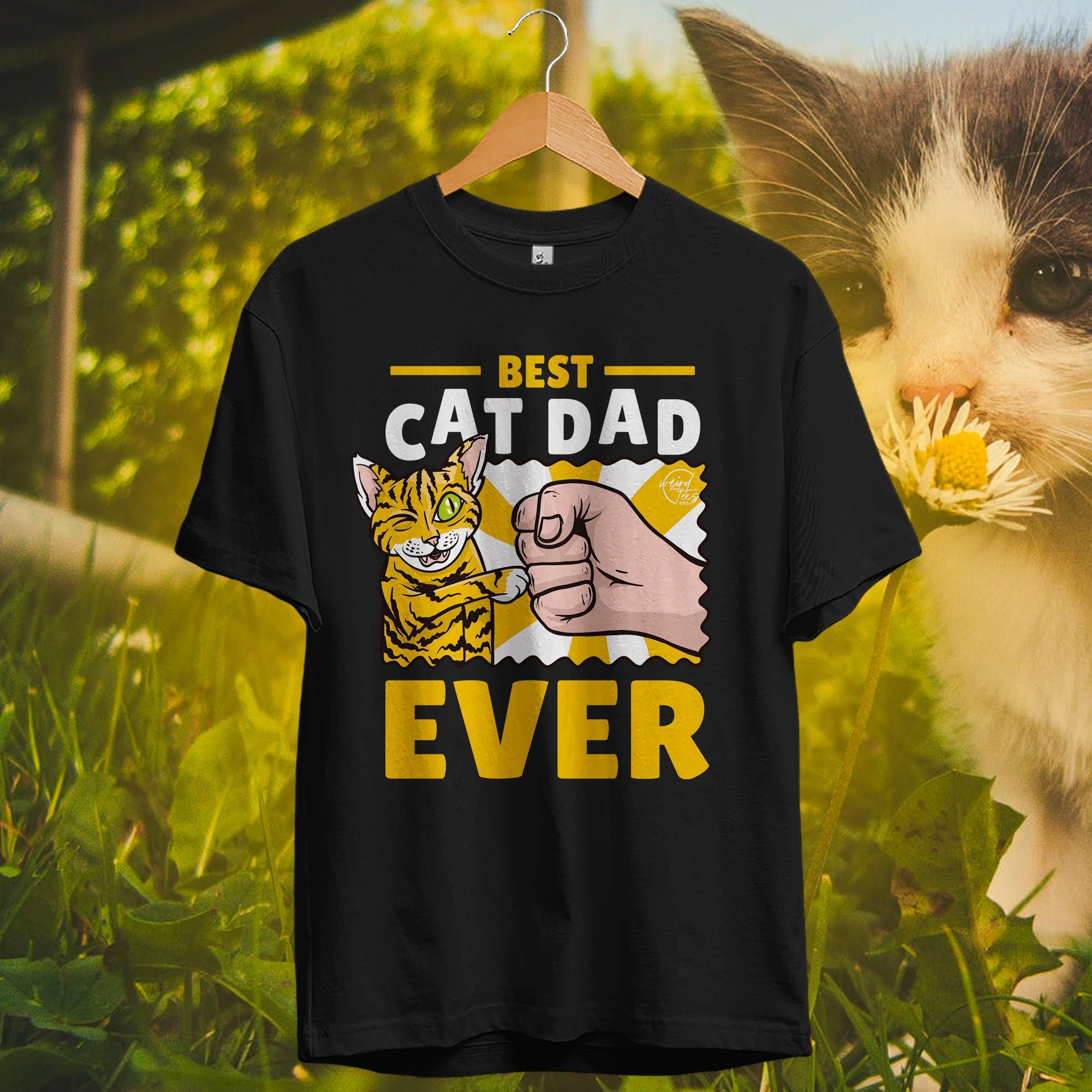 Funny Best Cat Dad Ever Happy Father's Day Unisex T-Shirt Funny Best Cat Dad Ever Happy Father's Day Unisex T-Shirt