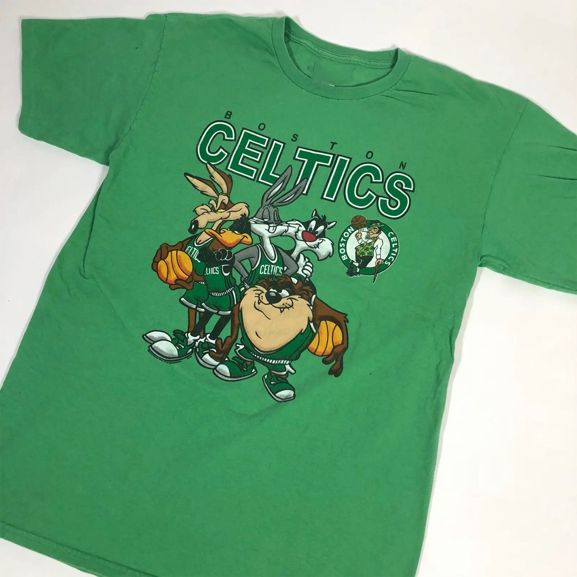 Funny Cartoon Style Boston Celtics Basketball Unisex T-Shirt Funny Cartoon Style Boston Celtics Basketball Unisex T-Shirt