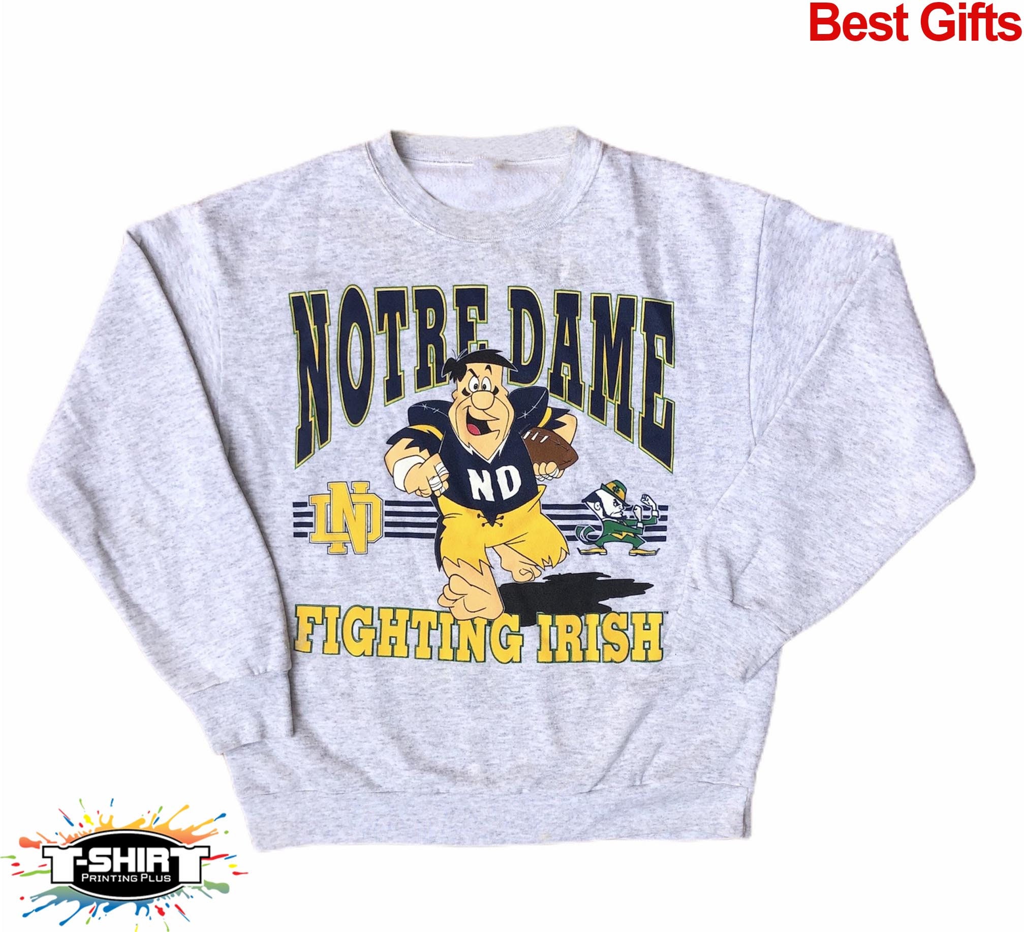 Funny Cute Vintage Ncaa Notre Dame Fighting Irish Looney Tunes Unisex Sweatshirt Funny Cute Vintage Ncaa Notre Dame Fighting Irish Looney Tunes Unisex Sweatshirt