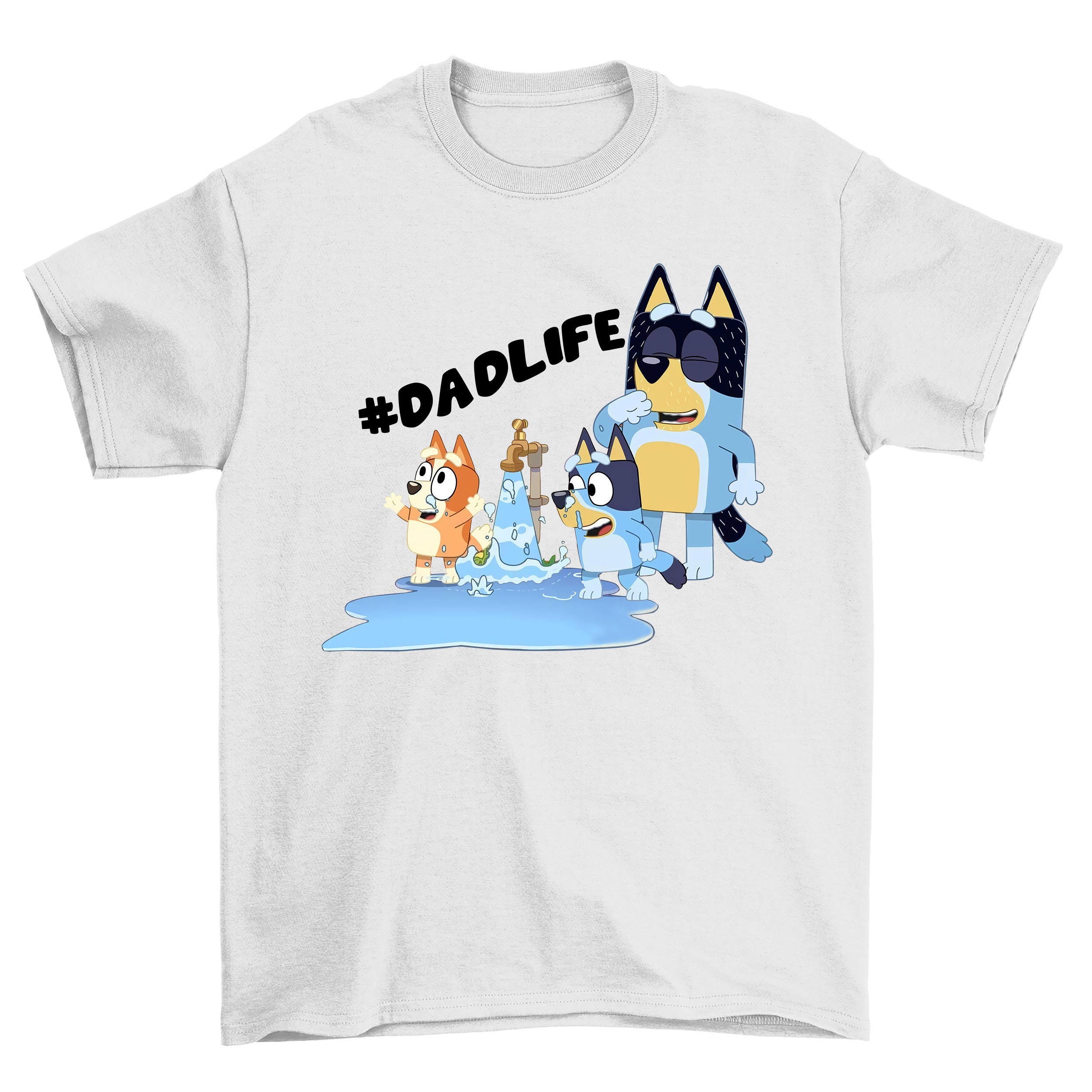 Funny Dadlife Bluey Happy Father's Day Unisex T-Shirt Funny Dadlife Bluey Happy Father's Day Unisex T-Shirt