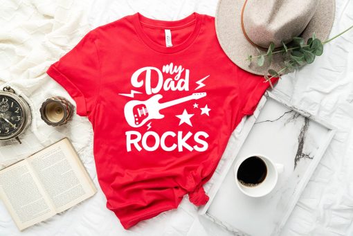 Funny My Dad Rocks Happy Father’s Day Unisex T-Shirt