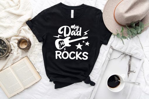 Funny My Dad Rocks Happy Father’s Day Unisex T-Shirt
