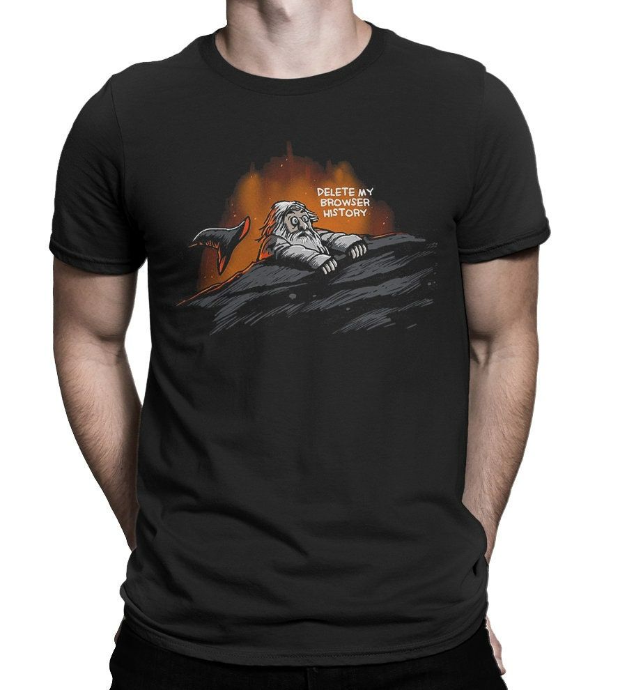Gandalf Delete My Browser History T-Shirt Gandalf Delete My Browser History T-Shirt