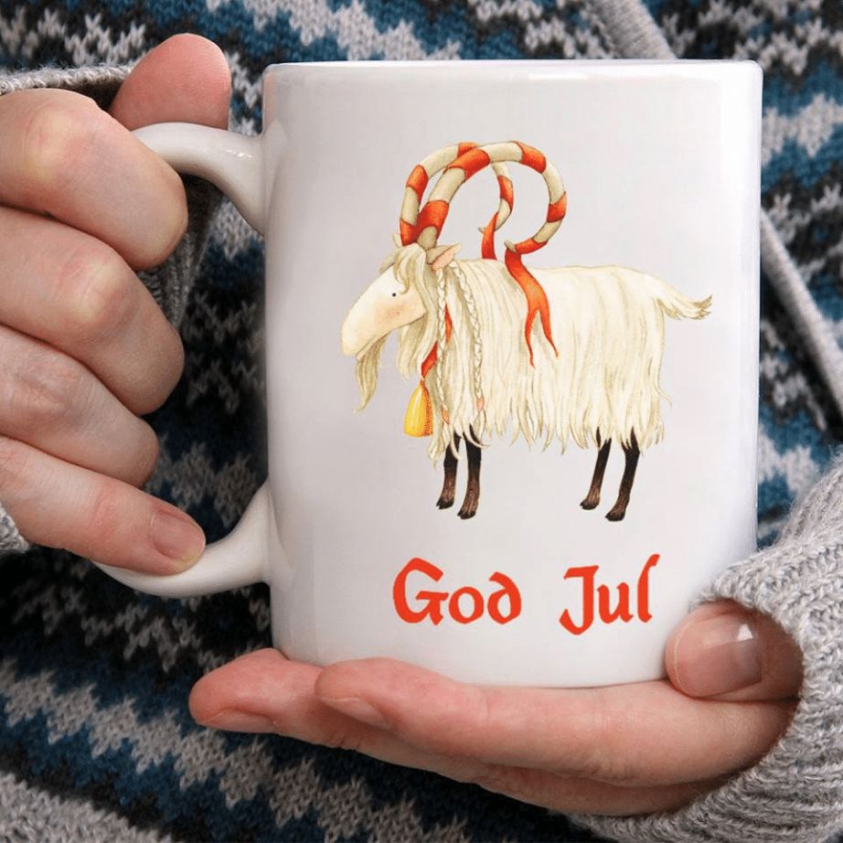 Goat God Jul Premium Sublime Ceramic Coffee Mug White Goat God Jul Premium Sublime Ceramic Coffee Mug White