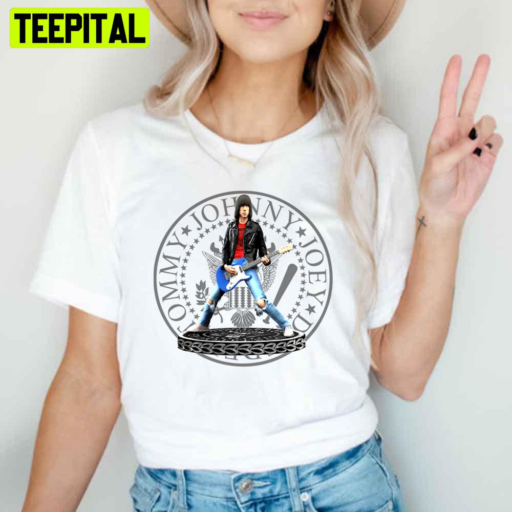 Guitar Player Johnny Ramone Unisex T-Shirt Guitar Player Johnny Ramone Unisex T-Shirt