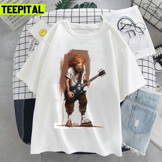 Guitarist Playing Animated Design Unisex T-Shirt Guitarist Playing Animated Design Unisex T-Shirt