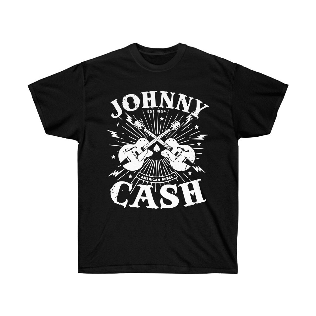 Guitars With Johnny Cash Unisex T-Shirt Guitars With Johnny Cash Unisex T-Shirt
