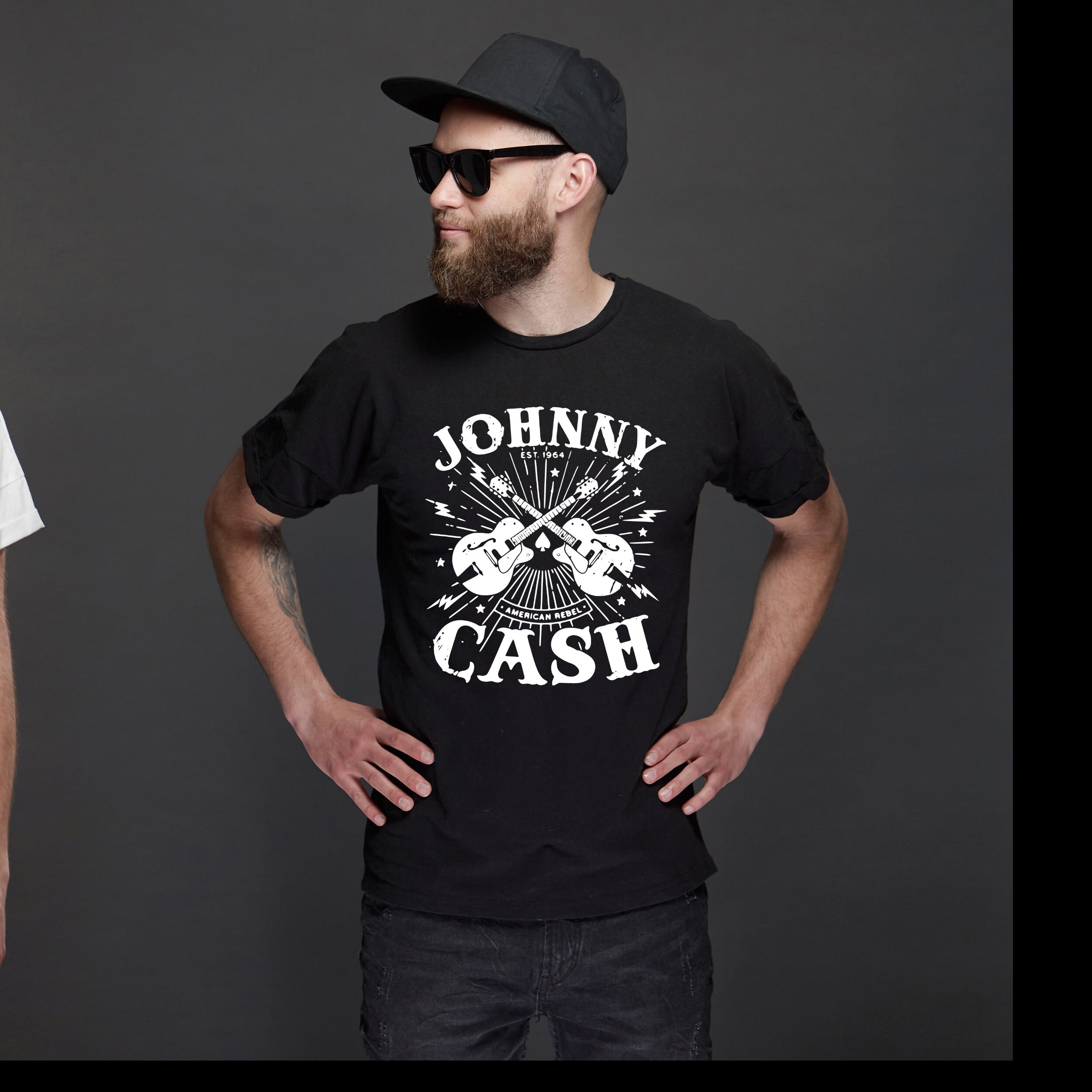 Guitars With Johnny Cash Unisex T-Shirt Guitars With Johnny Cash Unisex T-Shirt