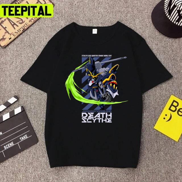 Gundam Deathscythe Retro Comic Unisex T-Shirt Gundam Deathscythe Retro Comic Unisex T-Shirt