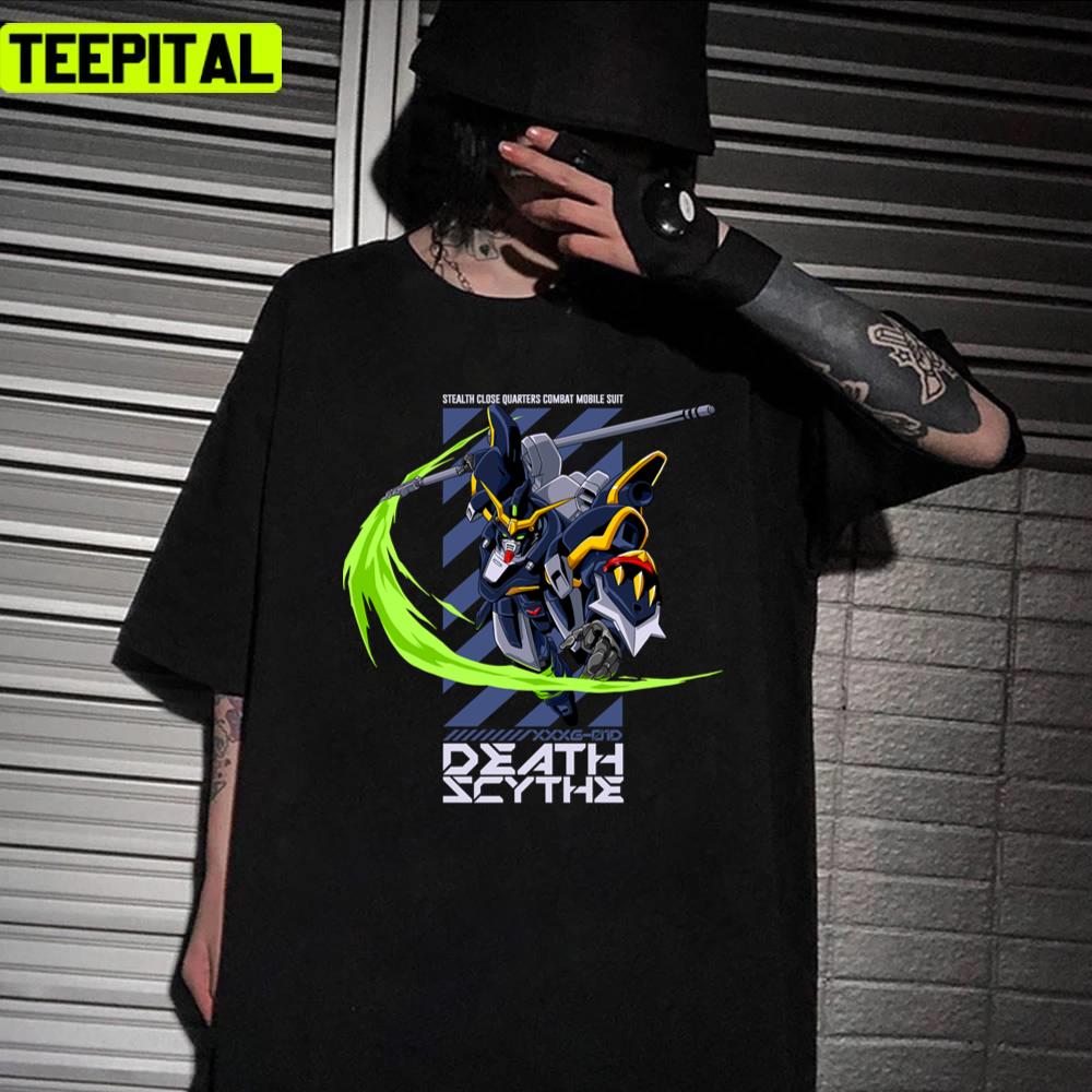 Gundam Deathscythe Retro Comic Unisex T-Shirt Gundam Deathscythe Retro Comic Unisex T-Shirt
