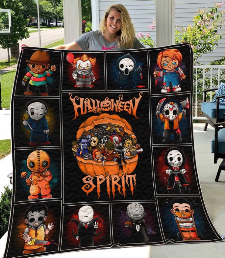 Halloween Spirit Quilt Blanket Great Halloween Spirit Quilt Blanket Great