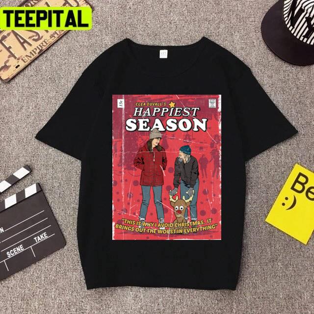 Happiest Season Retro Design Unisex T-Shirt Happiest Season Retro Design Unisex T-Shirt