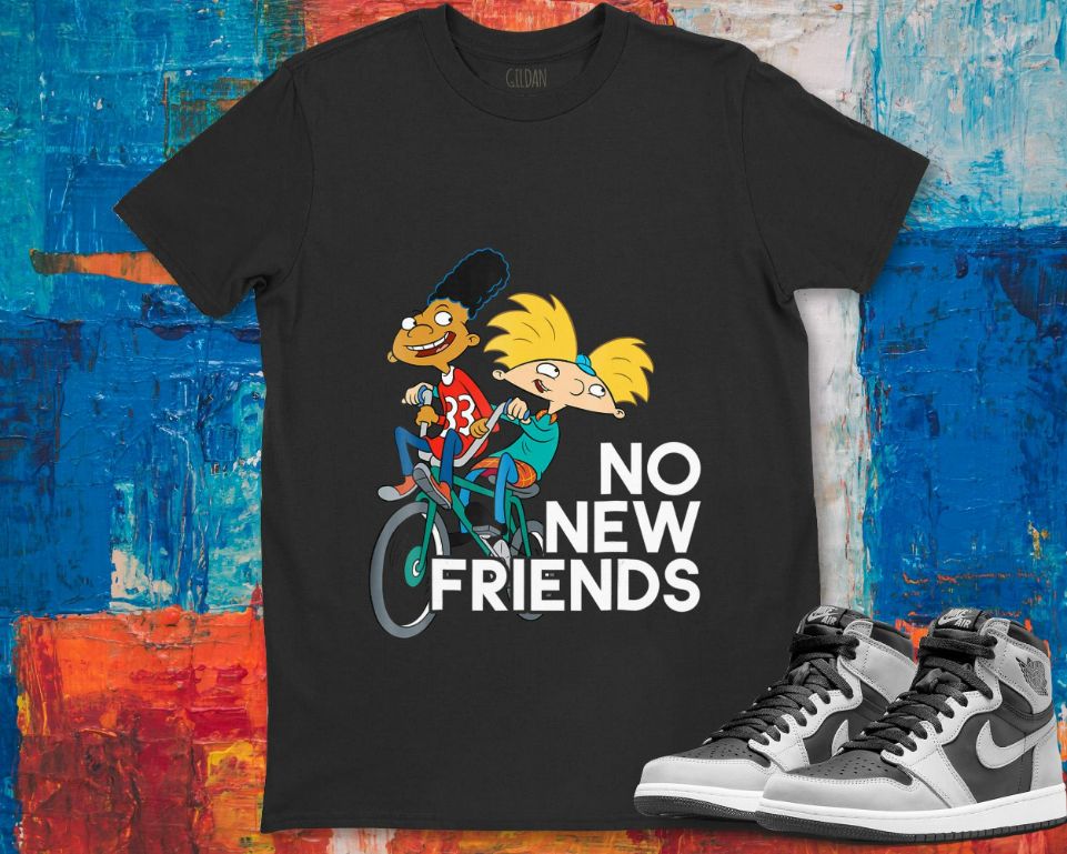 Hey Arnold Funny No New Friends Unisex Gift T-Shirt Hey Arnold Funny No New Friends Unisex Gift T-Shirt