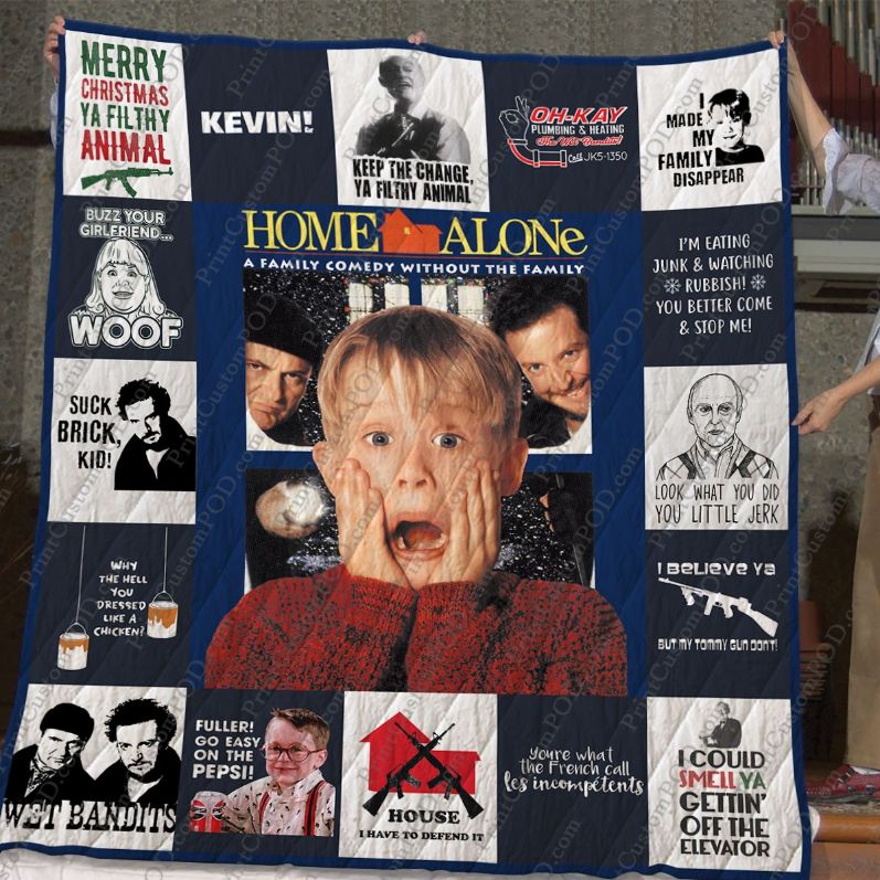 Home Alone Quilt Blanket Home Alone Quilt Blanket