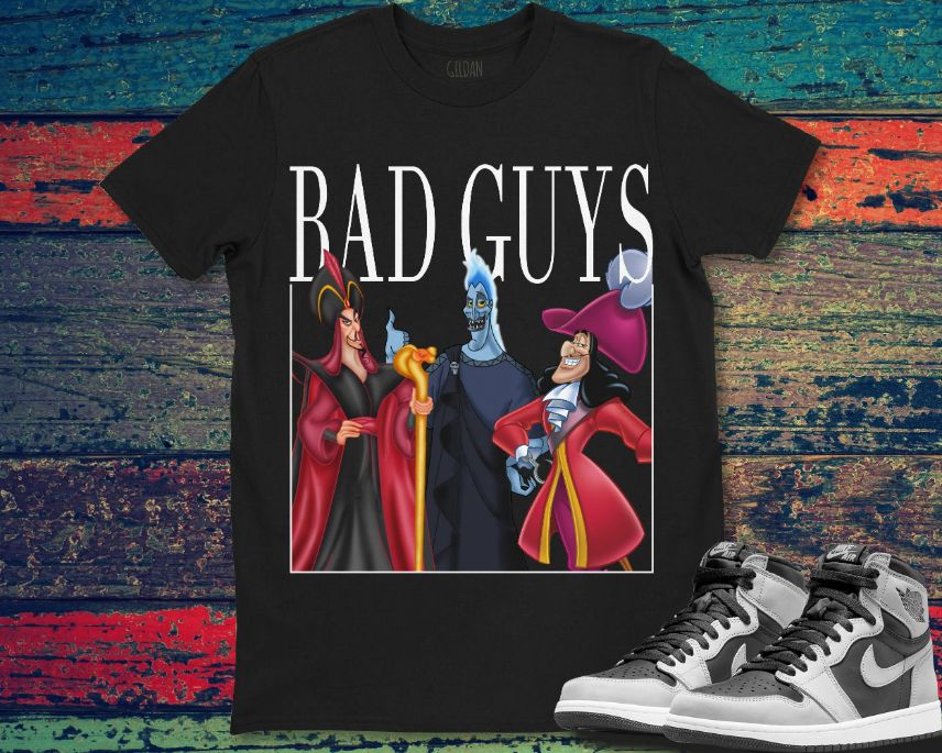 Hook Hades Jafar Bad Guys Disney Unisex Gift T-Shirt Hook Hades Jafar Bad Guys Disney Unisex Gift T-Shirt