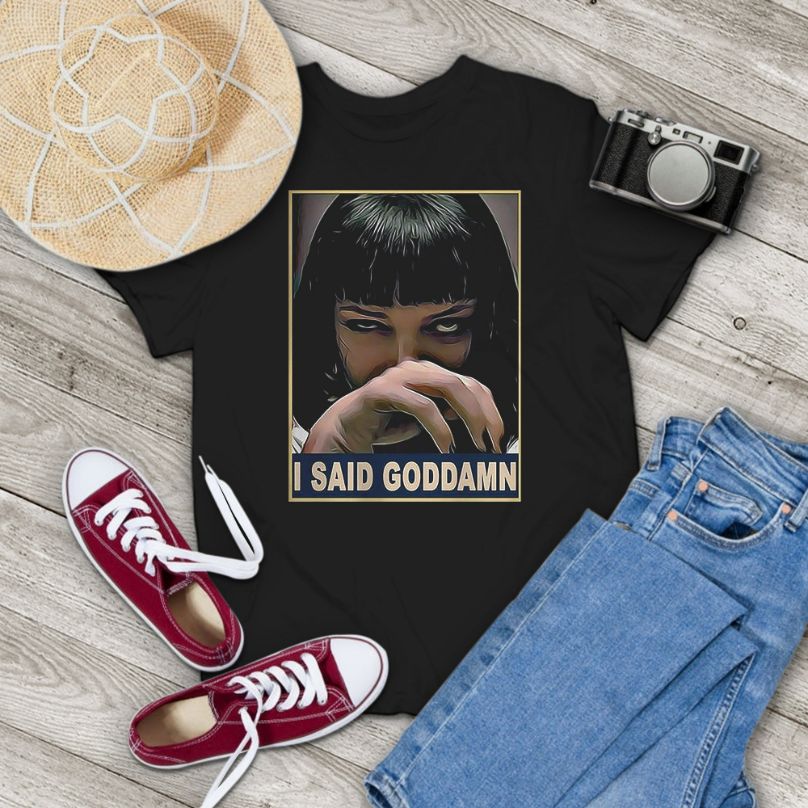 Horizon Horror I Said Goddamn Funny Vintage T-Shirt Horizon Horror I Said Goddamn Funny Vintage T-Shirt