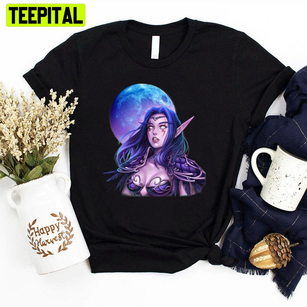 Hunter Night Elf Game Unisex T-Shirt Hunter Night Elf Game Unisex T-Shirt