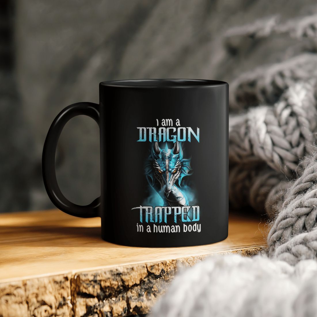 I Am A Dragon Trapped In A Human Body Ceramic Coffee Mug I Am A Dragon Trapped In A Human Body Ceramic Coffee Mug