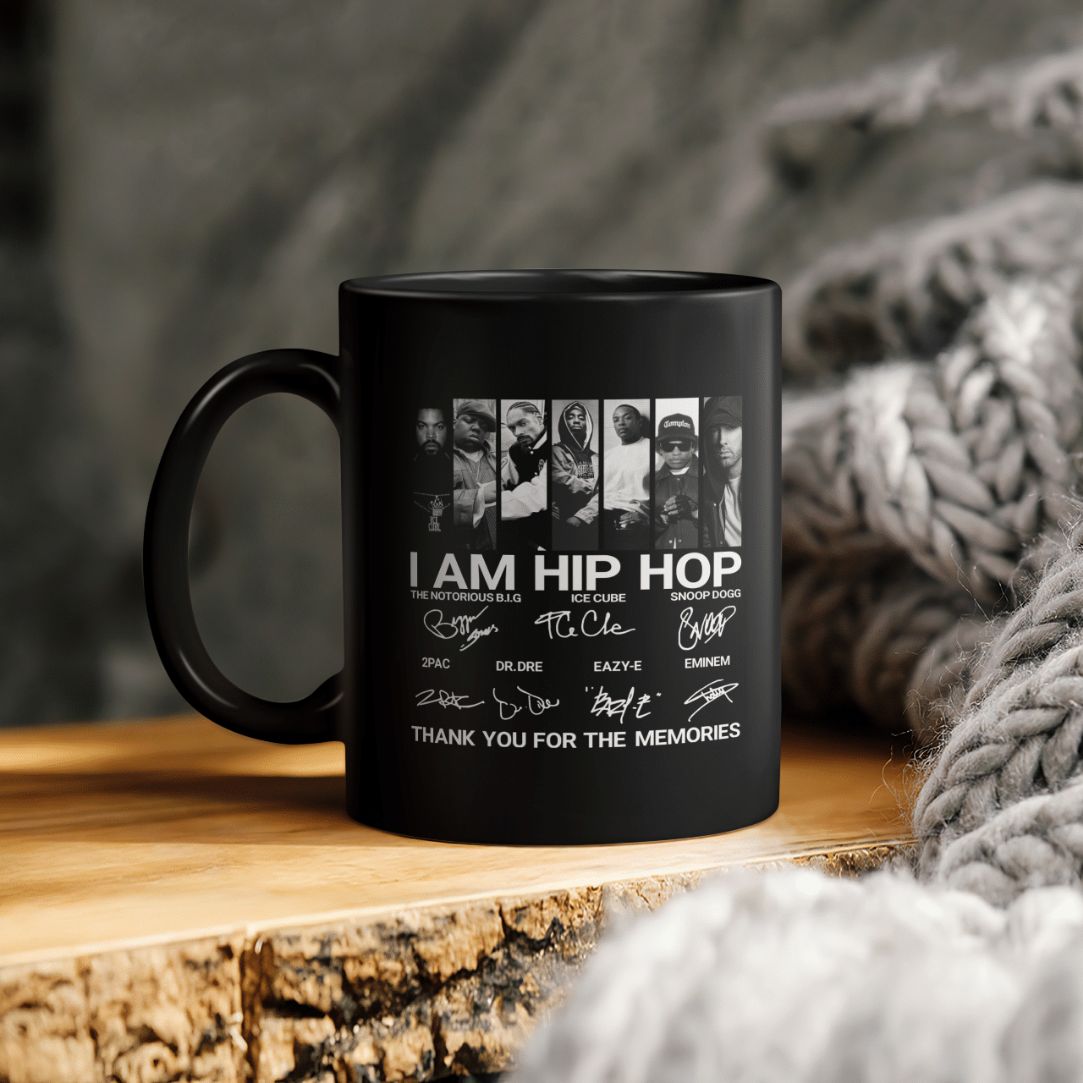 I Am Hip Hop Famous Rapper Signatures Ceramic Coffee Mug I Am Hip Hop Famous Rapper Signatures Ceramic Coffee Mug