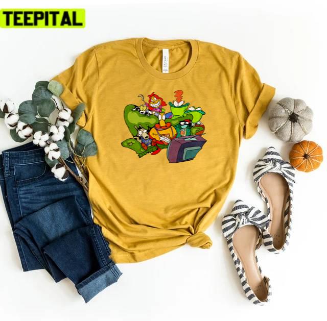 Iconic Monment Rocko's Sofa With Friends Unisex T-Shirt Iconic Monment Rocko's Sofa With Friends Unisex T-Shirt