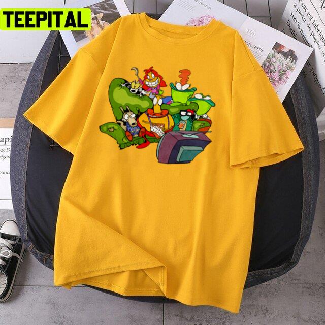 Iconic Monment Rocko's Sofa With Friends Unisex T-Shirt Iconic Monment Rocko's Sofa With Friends Unisex T-Shirt