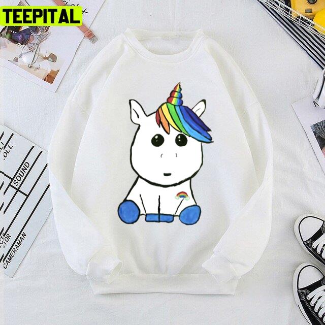Innocent Baby Blue Unicorn Trendy Design Unisex T-Shirt Innocent Baby Blue Unicorn Trendy Design Unisex T-Shirt