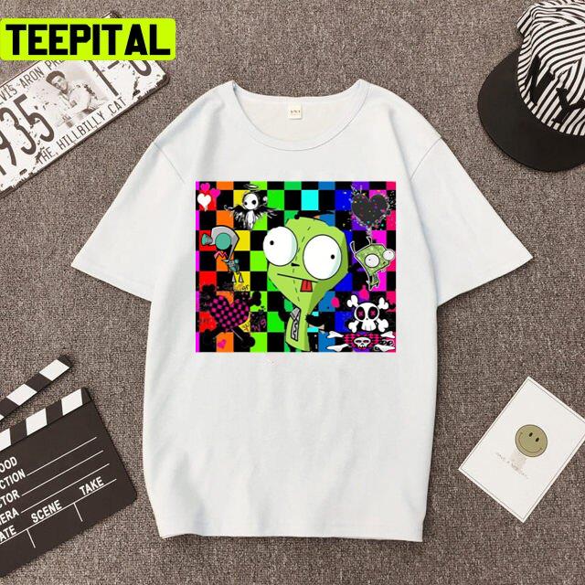 Invader Zim Scenecore Emo Myspace Cyber Edit Unisex T-Shirt Invader Zim Scenecore Emo Myspace Cyber Edit Unisex T-Shirt