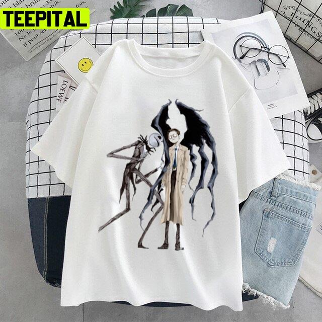 Jack And Castiel Supernatural Animated Art Unisex T-Shirt Jack And Castiel Supernatural Animated Art Unisex T-Shirt
