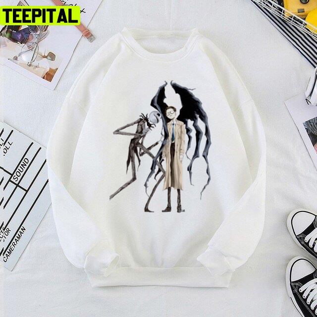 Jack And Castiel Supernatural Animated Art Unisex T-Shirt Jack And Castiel Supernatural Animated Art Unisex T-Shirt