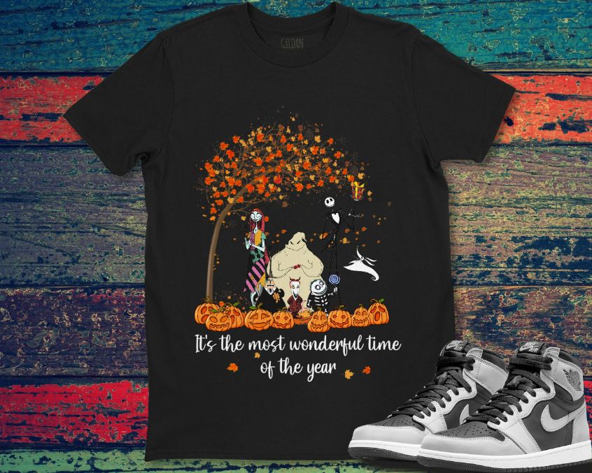 Jack The Nightmare Before Its The Most Wonderful Time Unisex Gift T-Shirt Jack The Nightmare Before Its The Most Wonderful Time Unisex Gift T-Shirt