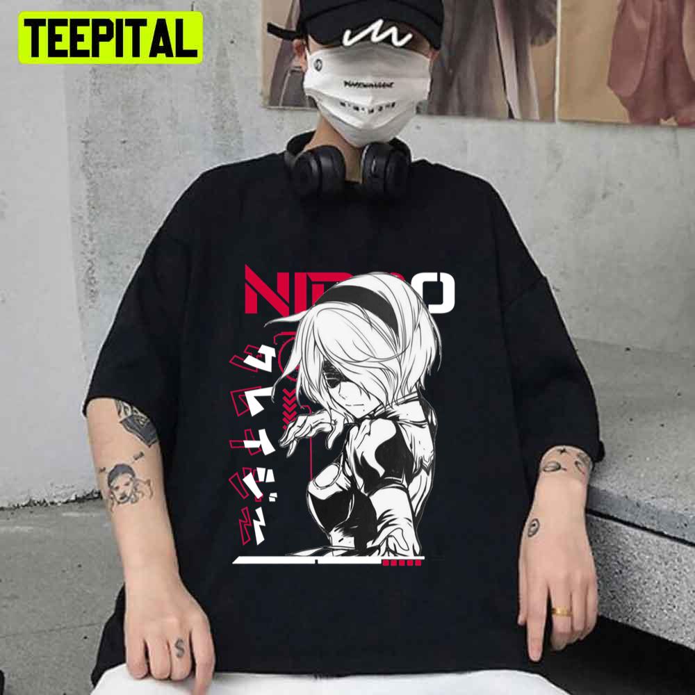 Japan Style 2b NieR Automata Unisex T-Shirt Japan Style 2b NieR Automata Unisex T-Shirt