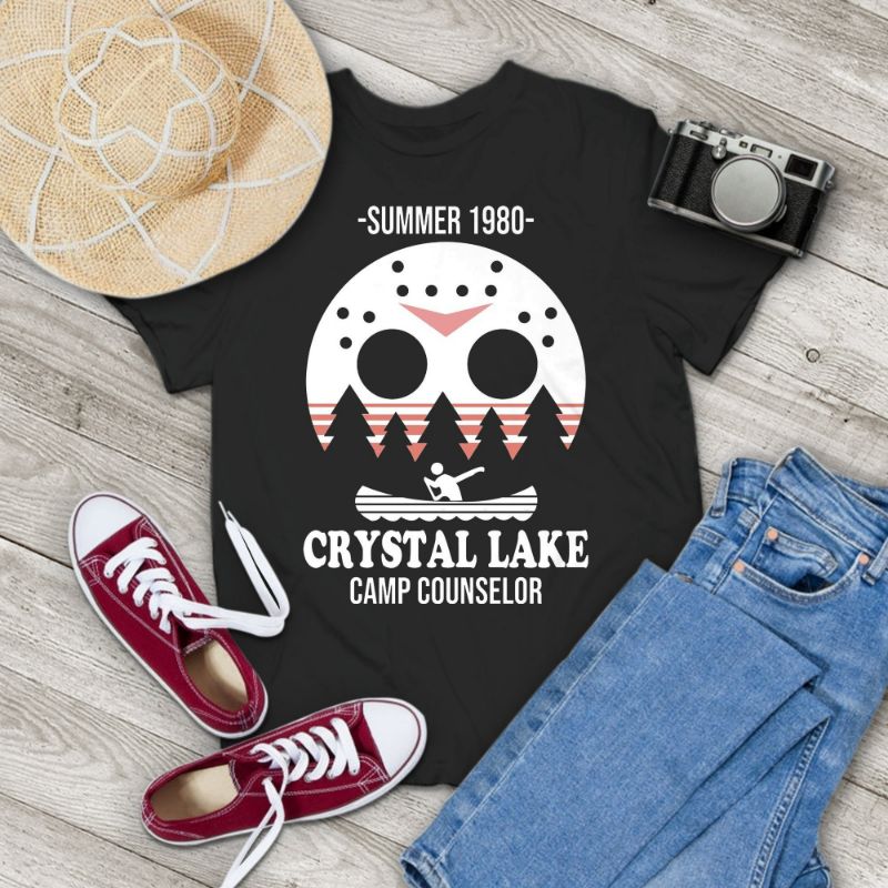 Jason Voorhees Summer 1980 Camp Crystal Lake Vintage T-Shirt Jason Voorhees Summer 1980 Camp Crystal Lake Vintage T-Shirt