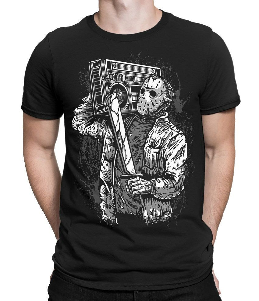 Jason Voorhees with Boombox T-Shirt Jason Voorhees with Boombox T-Shirt