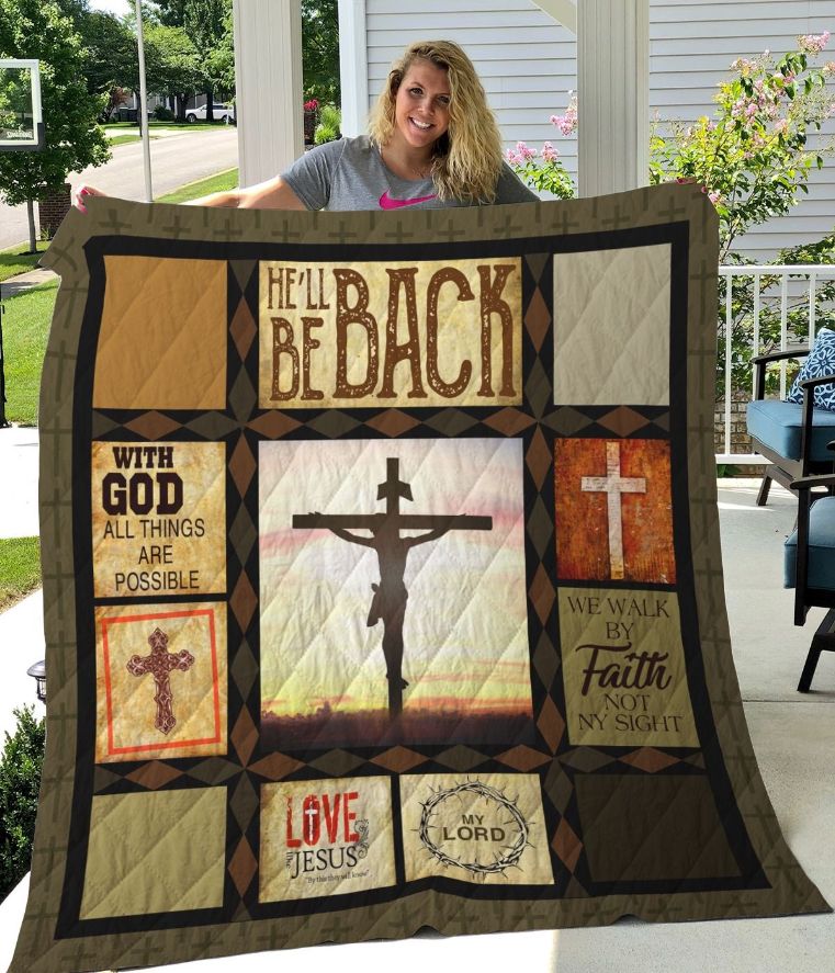 Jesus Walk By Faith Quilt Blanket Jesus Walk By Faith Quilt Blanket