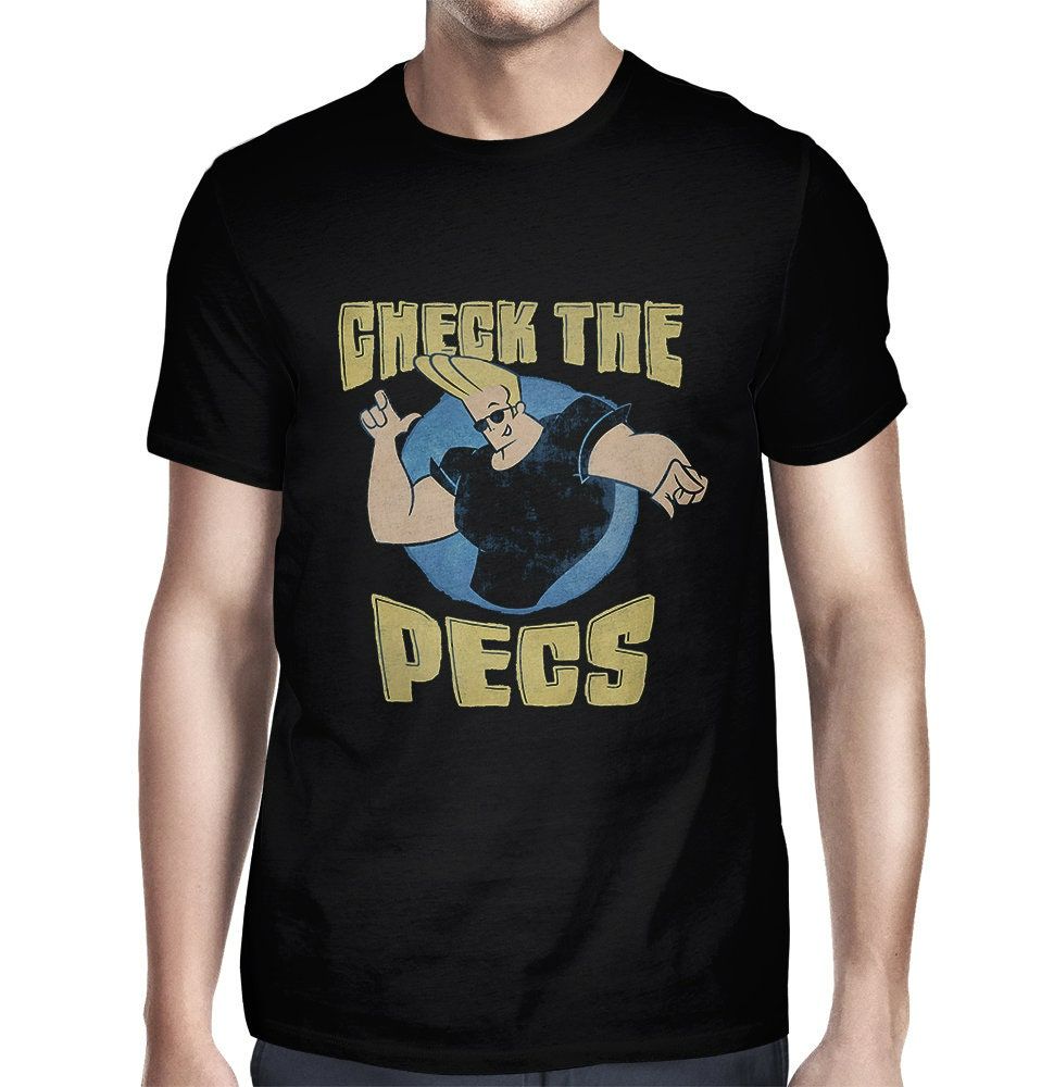 Johnny Bravo Check the Pecs T-Shirt Johnny Bravo Check the Pecs T-Shirt
