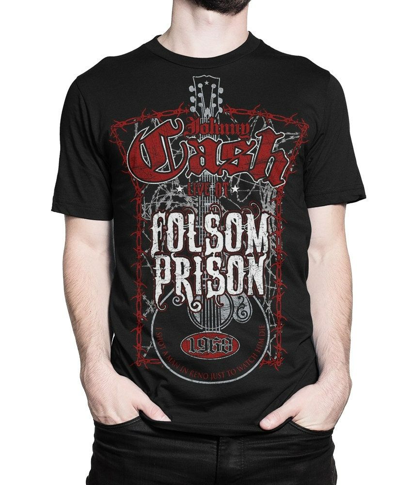 Johnny Cash Live At Folsom Prison T-Shirt Johnny Cash Live At Folsom Prison T-Shirt