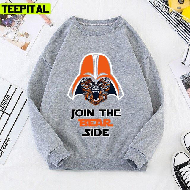 Join The Bear Side Chicago American Football Design Unisex T-Shirt Join The Bear Side Chicago American Football Design Unisex T-Shirt