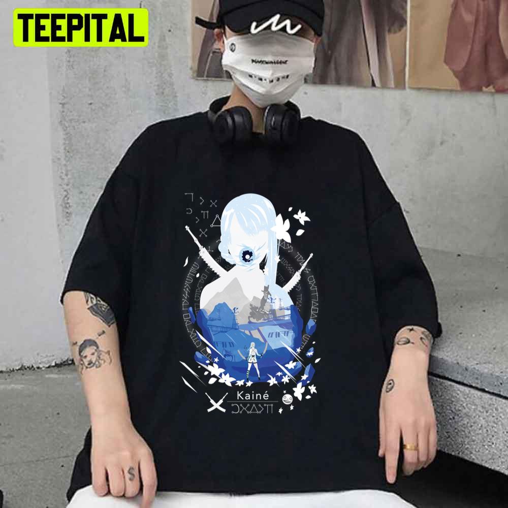 Kaine Negative Space NieR Automata Unisex T-Shirt Kaine Negative Space NieR Automata Unisex T-Shirt