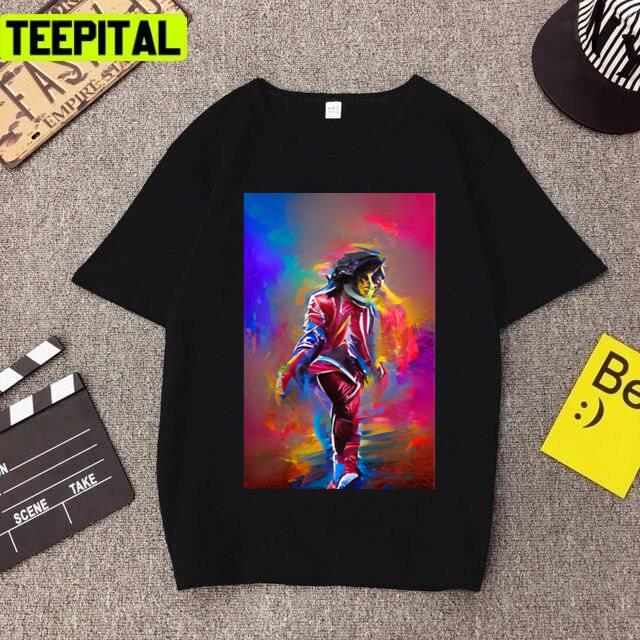 King Of Pop Michael Jackson Artwork Unisex T-Shirt King Of Pop Michael Jackson Artwork Unisex T-Shirt