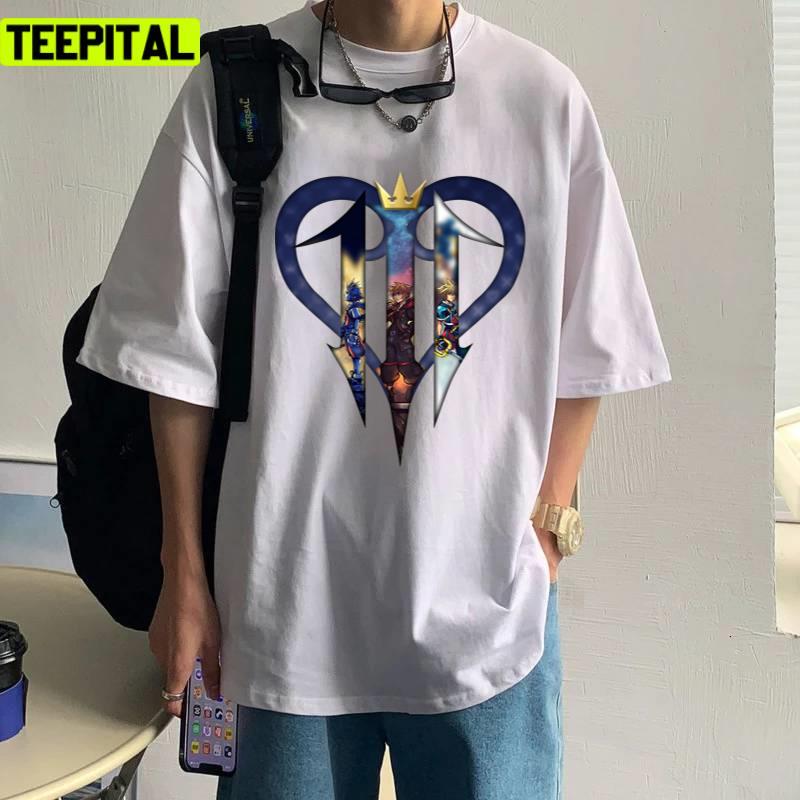 Kingdom Hearts Trilogy Symbol Design Unisex T-Shirt Kingdom Hearts Trilogy Symbol Design Unisex T-Shirt