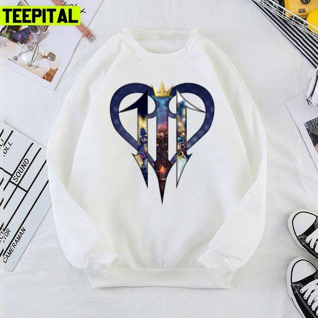 Kingdom Hearts Trilogy Symbol Design Unisex T-Shirt Kingdom Hearts Trilogy Symbol Design Unisex T-Shirt