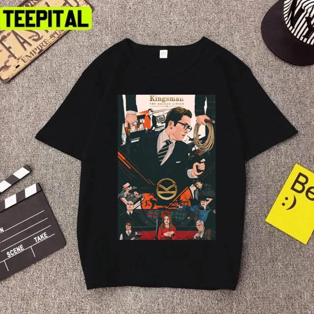 Kingsman Digital Drawing By Stassss Unisex T-Shirt Kingsman Digital Drawing By Stassss Unisex T-Shirt