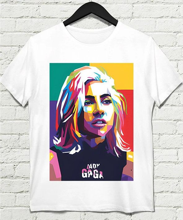 Lady Gaga Color T-Shirt Lady Gaga Color T-Shirt